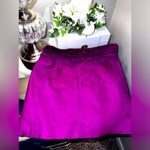 Chic Fuchsia Mini Skirt